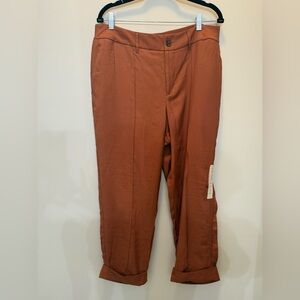A New Day Terracotta Dress Pants‎ With Front Pockets - Size 16R